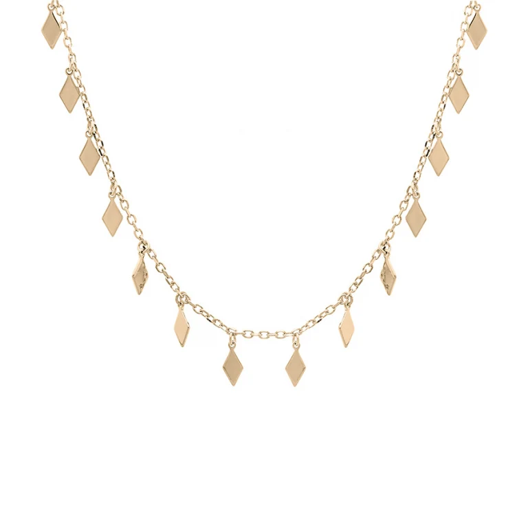 Collier plaquettes – Plaqué or | Azuline