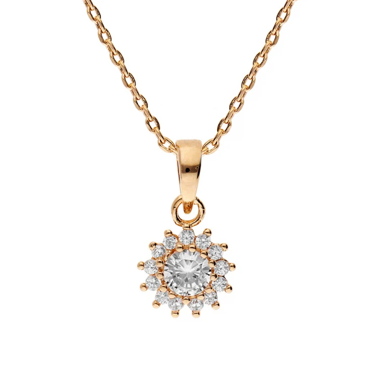 Collier soleil – Plaqué or | Azuline