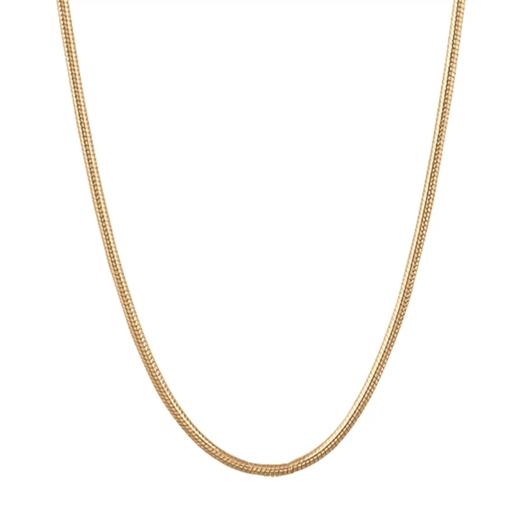 Collier ras de cou tube 40 cm – Plaqué or | Azuline