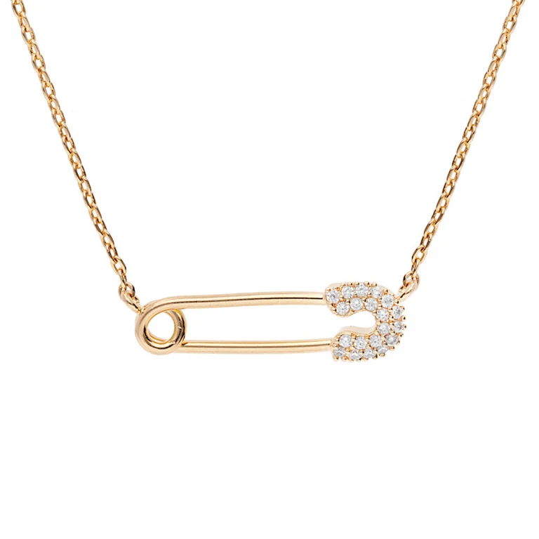 Collier epingle – Plaqué or | Azuline