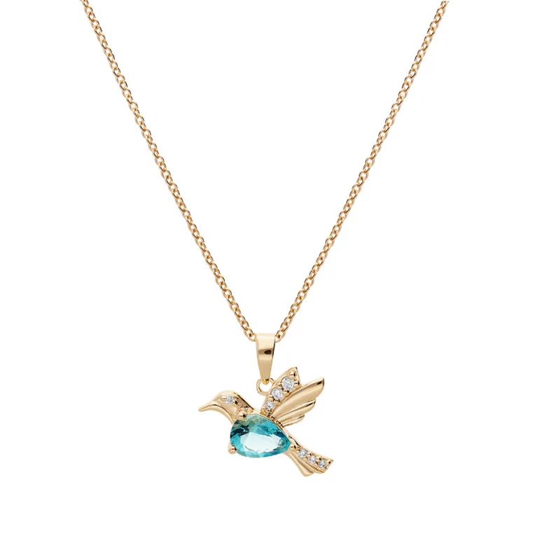 Collier oiseau – Plaqué or | Azuline