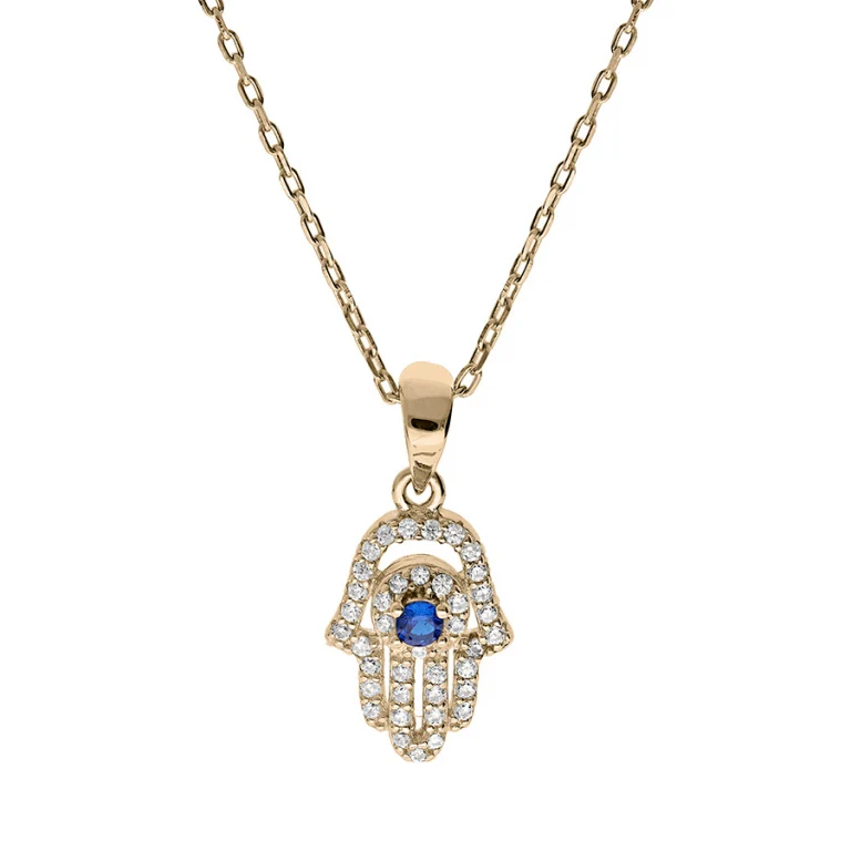 Collier main de Fatma – Plaqué or | Azuline
