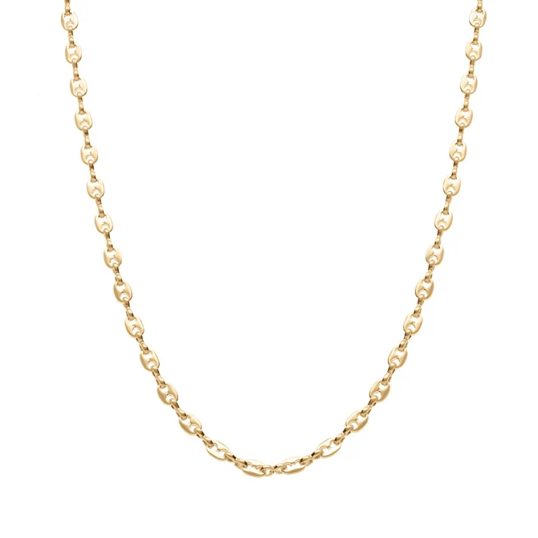 Collier maille grain de café – Plaqué or | Azuline