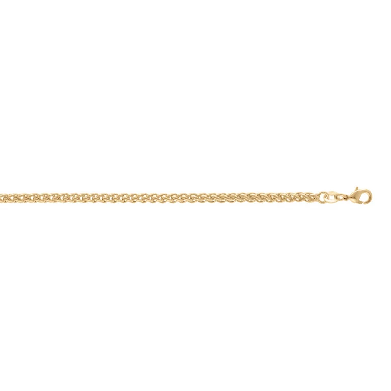Collier maille palmier 42 cm – Plaqué or | Azuline