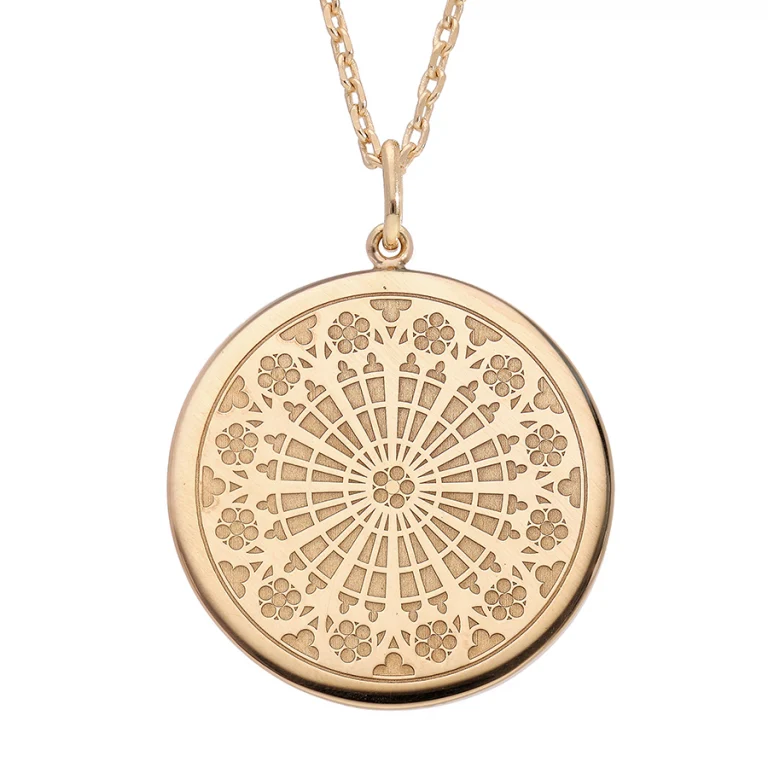 Collier rosace – Plaqué or | Azuline