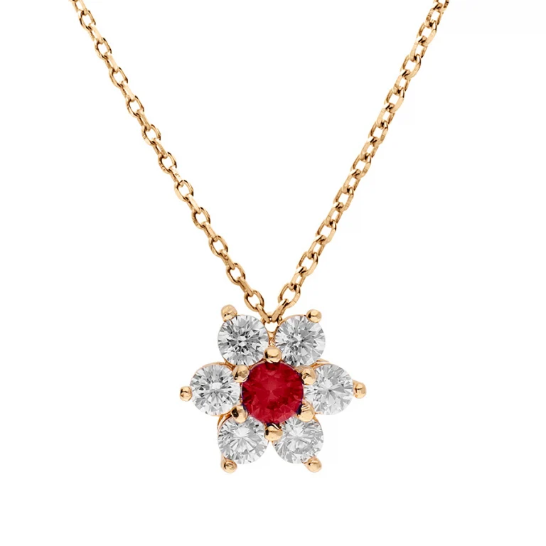 Collier marguerite – Plaqué or | Azuline