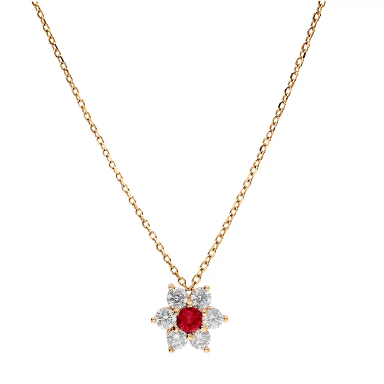 Collier marguerite – Plaqué or | Azuline