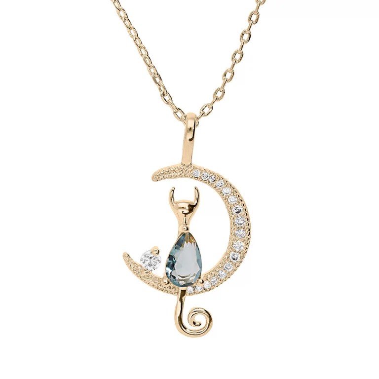 Collier demi lune – Plaqué or | Azuline