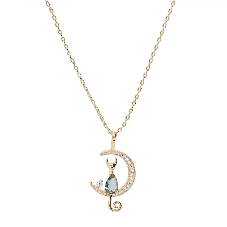 Collier demi lune – Plaqué or | Azuline