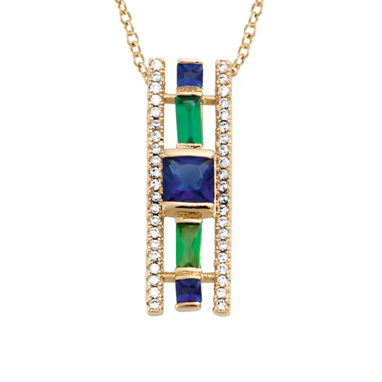 Collier géométrique – Plaqué or | Azuline