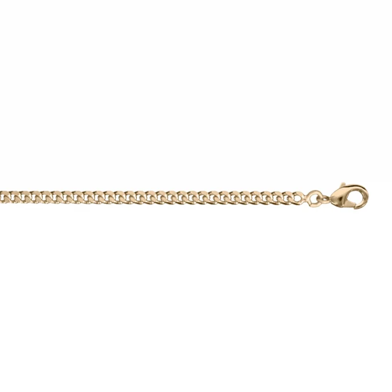 Collier maille gourmette – Plaqué or | Azuline
