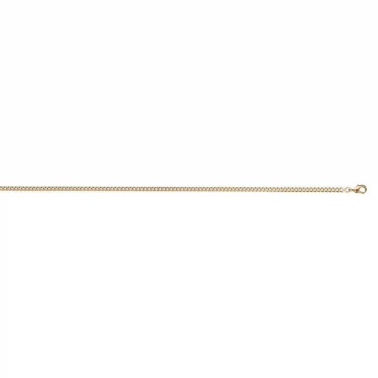 Collier maille gourmette – Plaqué or | Azuline
