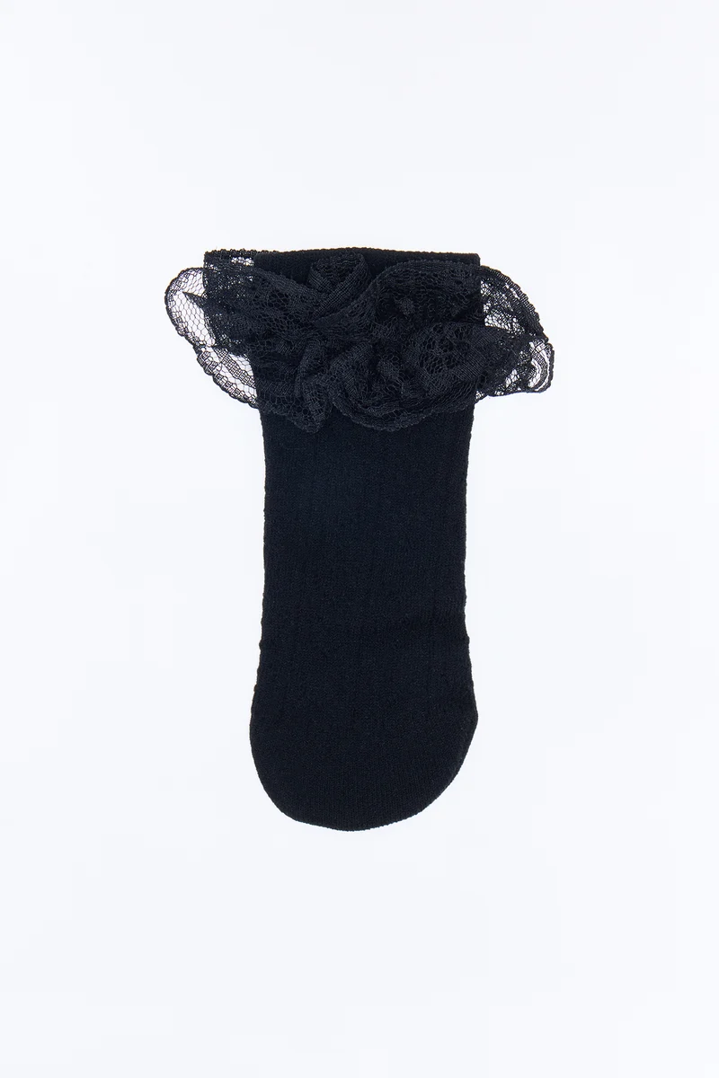 Laced In Love Socks - Black