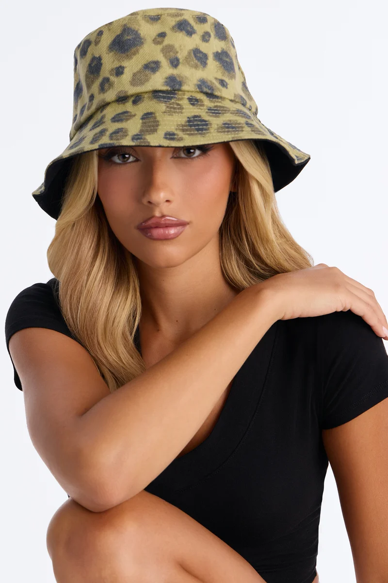 Spotted In The Wild Bucket Hat - Khaki
