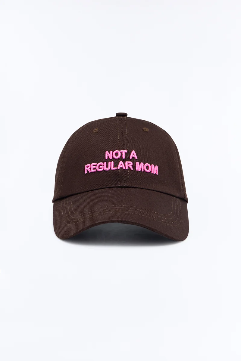Not A Regular Mom Baseball Hat - Brown/combo