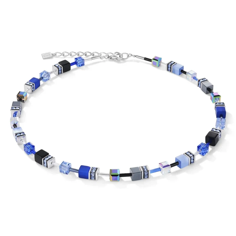 Collection 4014 - Bleu Gris - Collier - Cœur de Lion