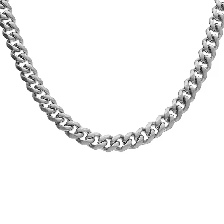 Collier long maille 50 cm – Acier | Azuline