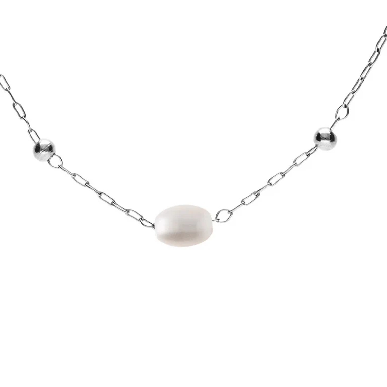 Collier ovale – Acier | Azuline