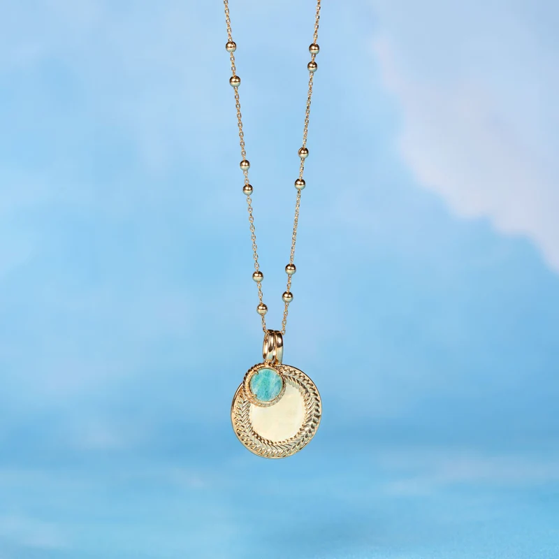 Collier Jade – Plaqué or | Ana & Cha