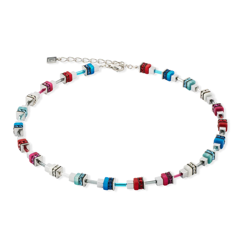 Collection 4413 - Multicolore Argenté - Collier - Cœur de Lion