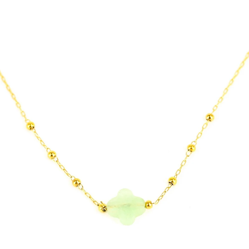 Collier Velasquez en Acier Doré - SNS7970-01LGR | Zag Bijoux