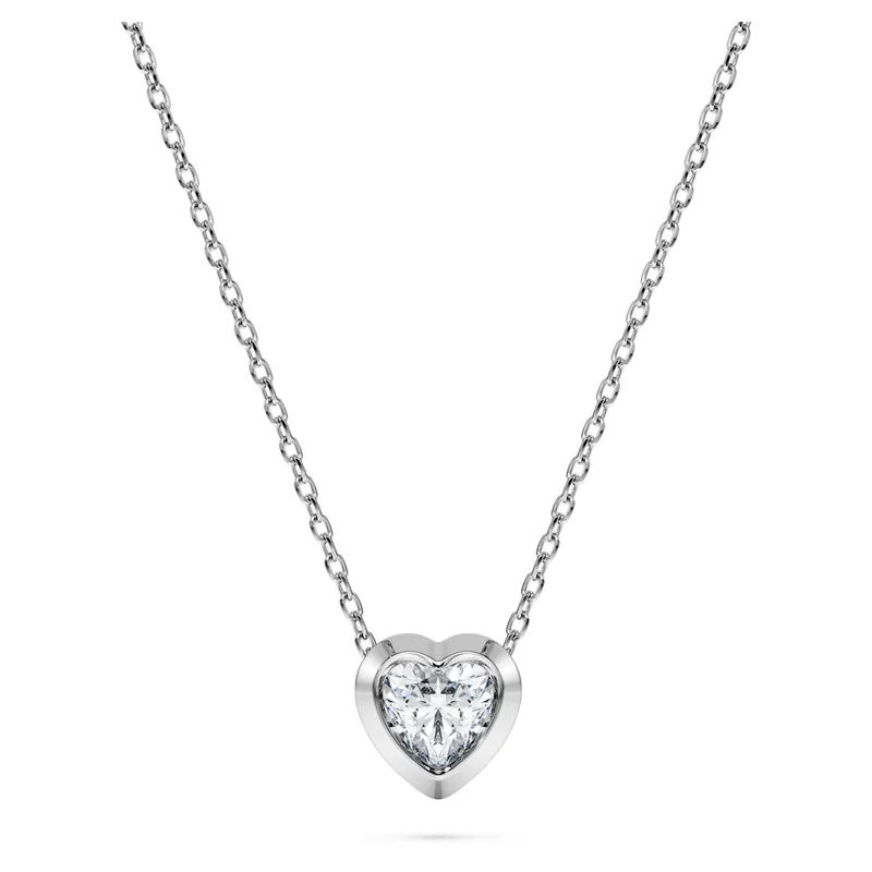 Pendentif Swarovski - Eternity - Cœur - G+ & Argenté
