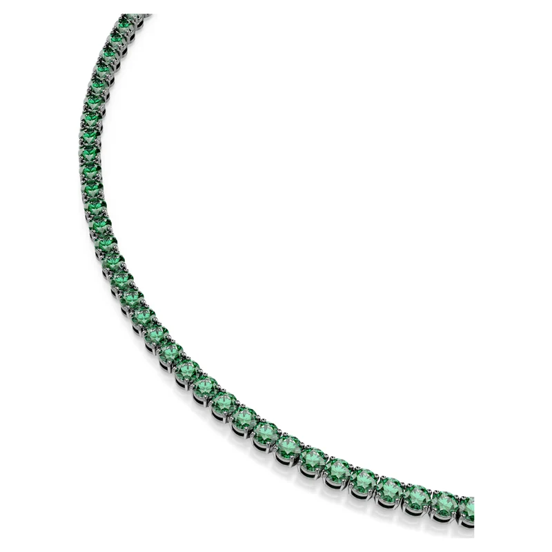 Collier Swarovski - Matrix - Taille ronde - Vert & Noir