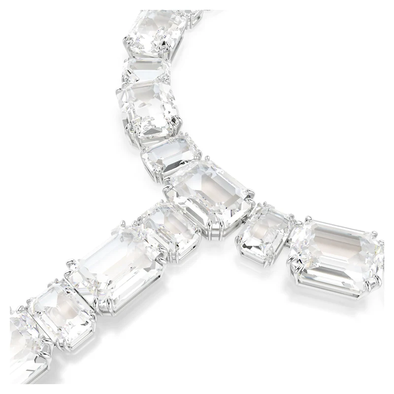 Collier Swarovski - Millenia - Tailles variées - 37,5-44,5 cm - Blanc & Argenté