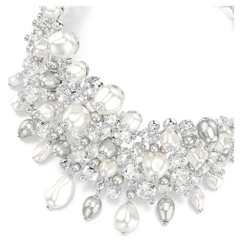 Collier Swarovski - Constella - Taille ronde - Blanc & Argenté