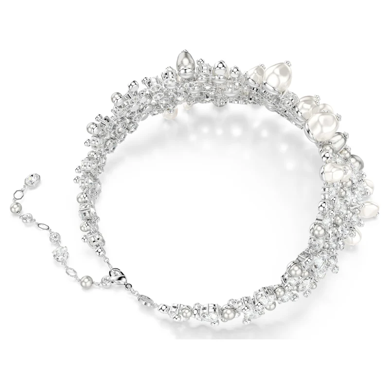 Collier Swarovski - Constella - Taille ronde - Blanc & Argenté