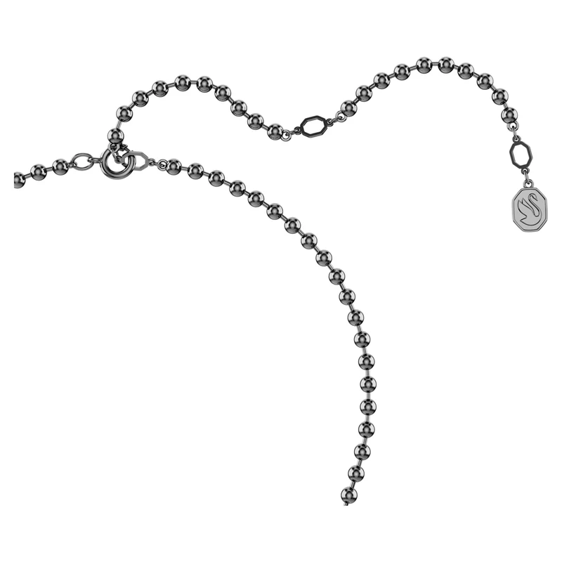 Pendentif Swarovski - Dextera - Forme octogonale - Noir & Noir