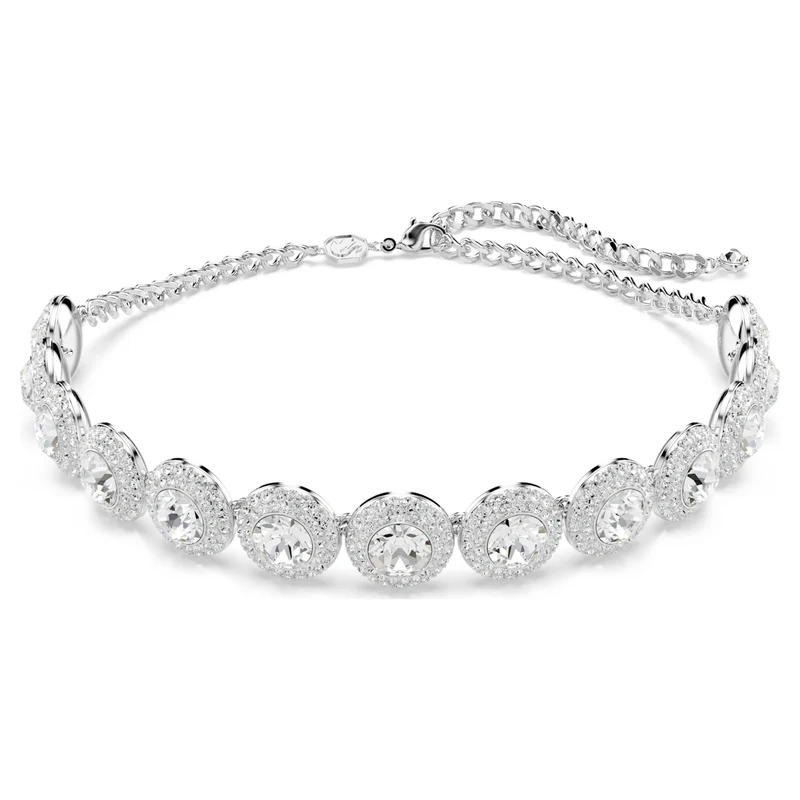 Collier Swarovski - Una Angelic - Ras-de-cou - Blanc & Argenté