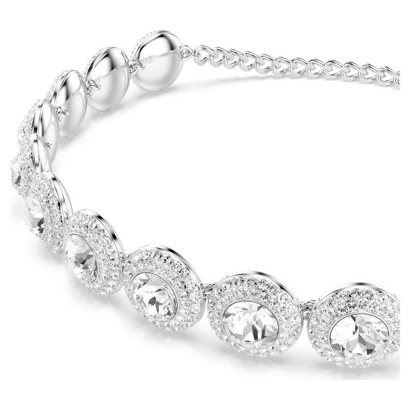 Collier Swarovski - Una Angelic - Ras-de-cou - Blanc & Argenté