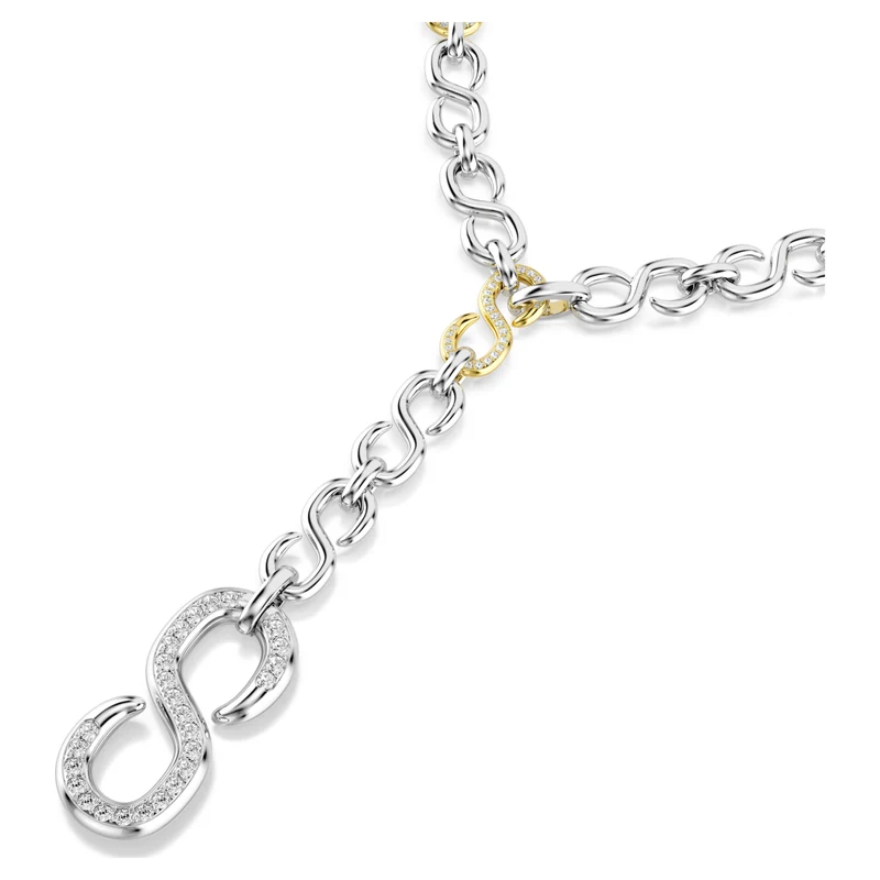 Collier Swarovski - Dextera - Taille ronde - Blanc & Argenté