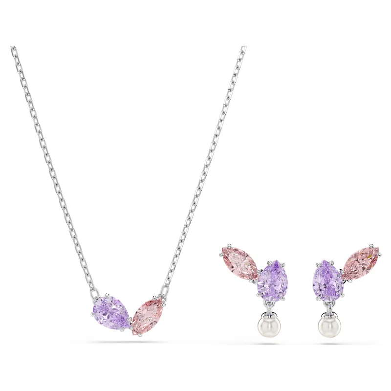 Parure Swarovski - Ariana Grande x Swarovski - Tailles variées - Multicolore & Argenté