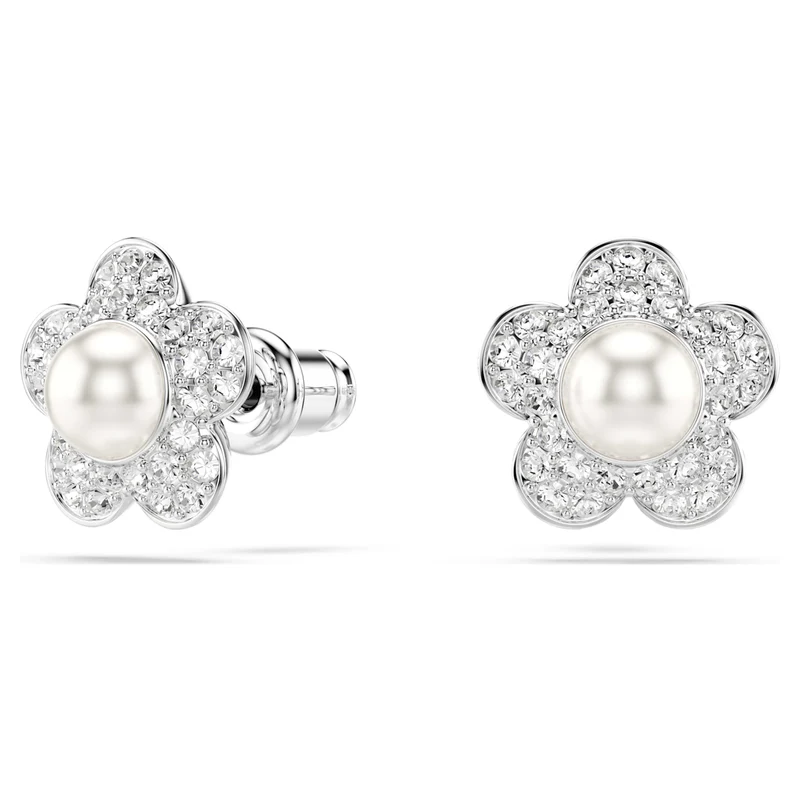 Parure Swarovski - Ariana Grande x Swarovski - Fleur - Longueur ajustable - Blanc & Argenté