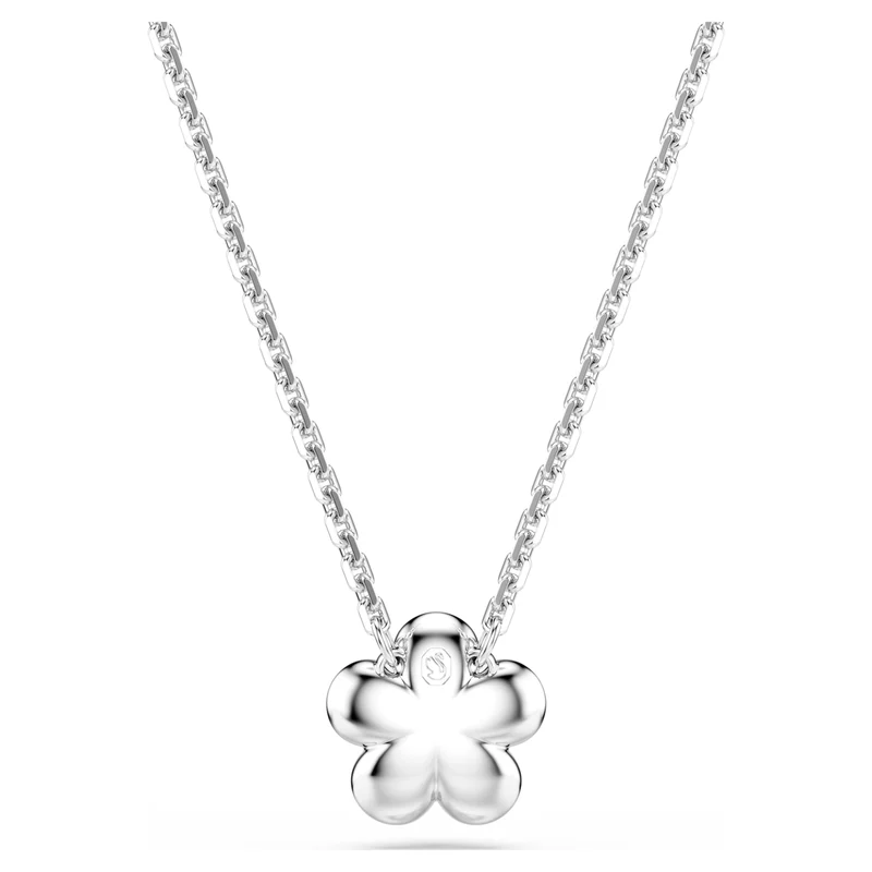 Pendentif Swarovski - Ariana Grande x Swarovski - Fleur - Longueur ajustable - Blanc & Argenté