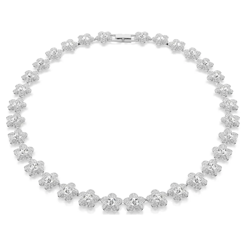Collier Swarovski - Ariana Grande x Swarovski - Fleur - Blanc & Argenté