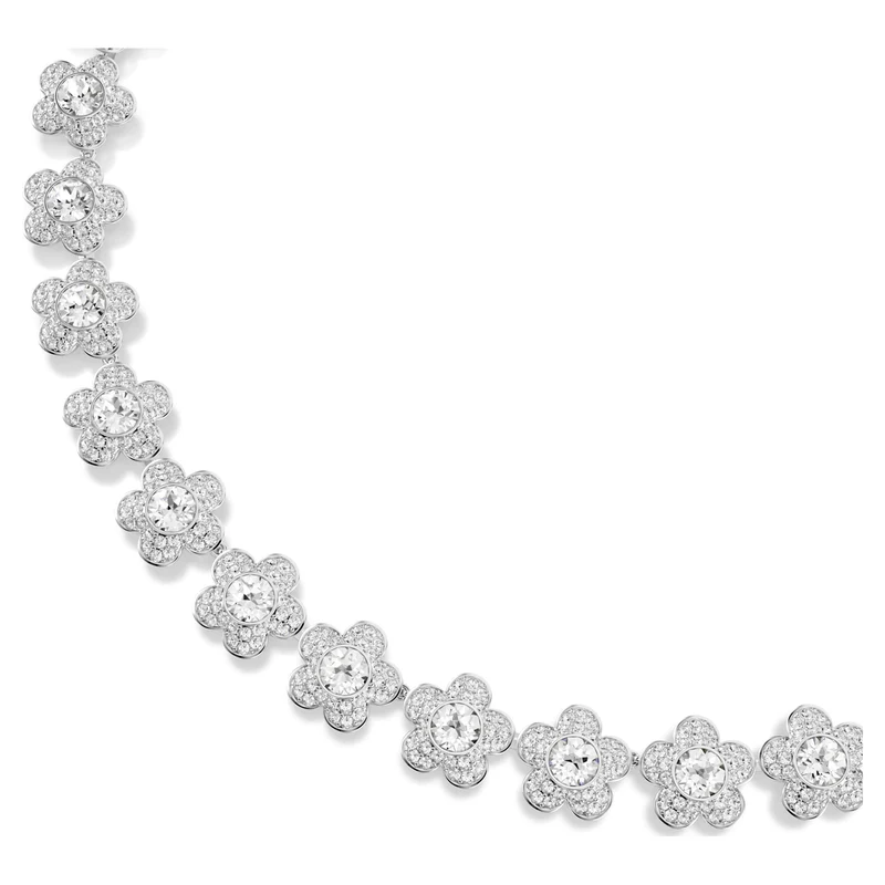 Collier Swarovski - Ariana Grande x Swarovski - Fleur - Blanc & Argenté