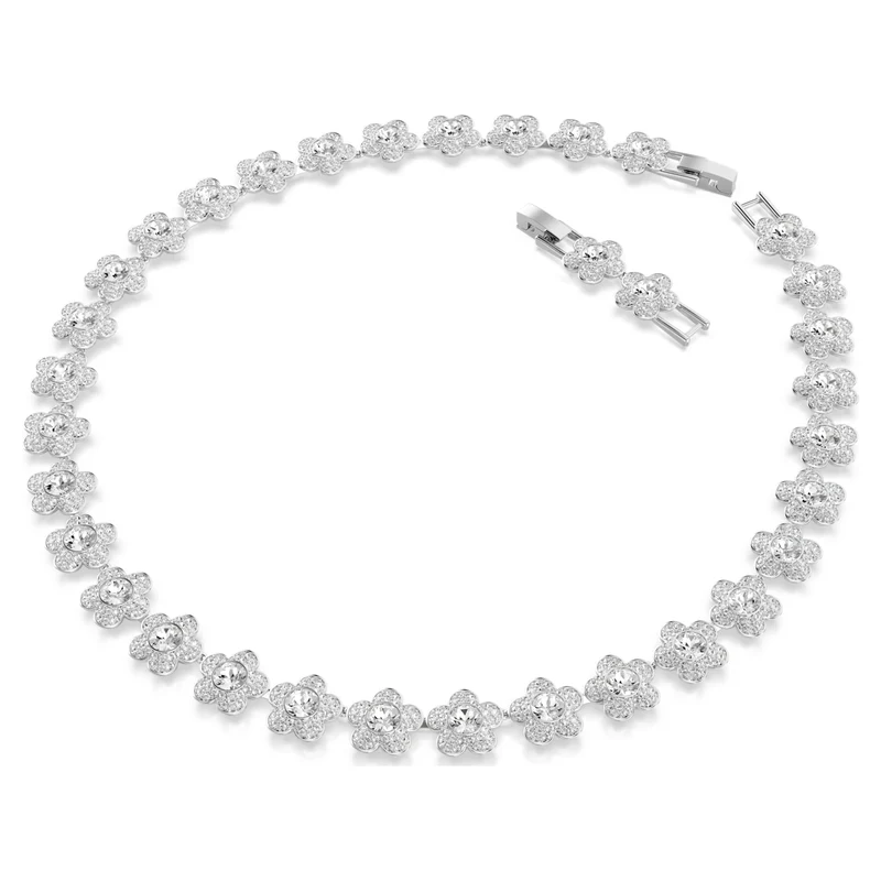 Collier Swarovski - Ariana Grande x Swarovski - Fleur - Blanc & Argenté