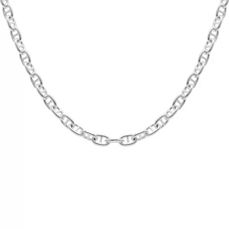 Collier long maille 50 cm – Argent 925 rhodié | Azuline
