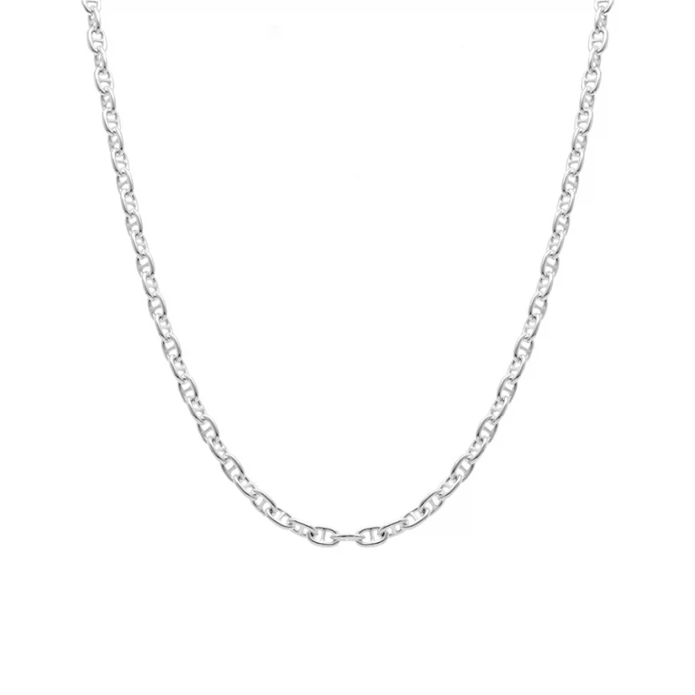 Collier long maille 50 cm – Argent 925 rhodié | Azuline
