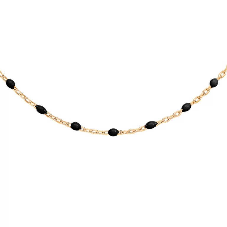 Sautoir olives 70 cm – Argent 925 doré | Azuline