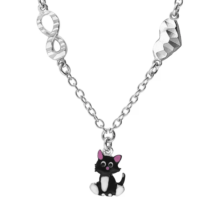 Collier ras de cou infini 39 cm – Argent 925 rhodié | Azuline