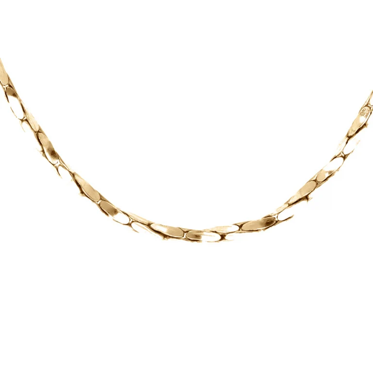Collier torsadé diamanté épais 45 cm – Argent 925 doré | Azuline