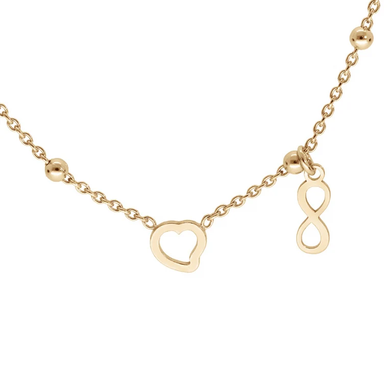 Collier pampille petit modèle – Argent 925 doré | Azuline
