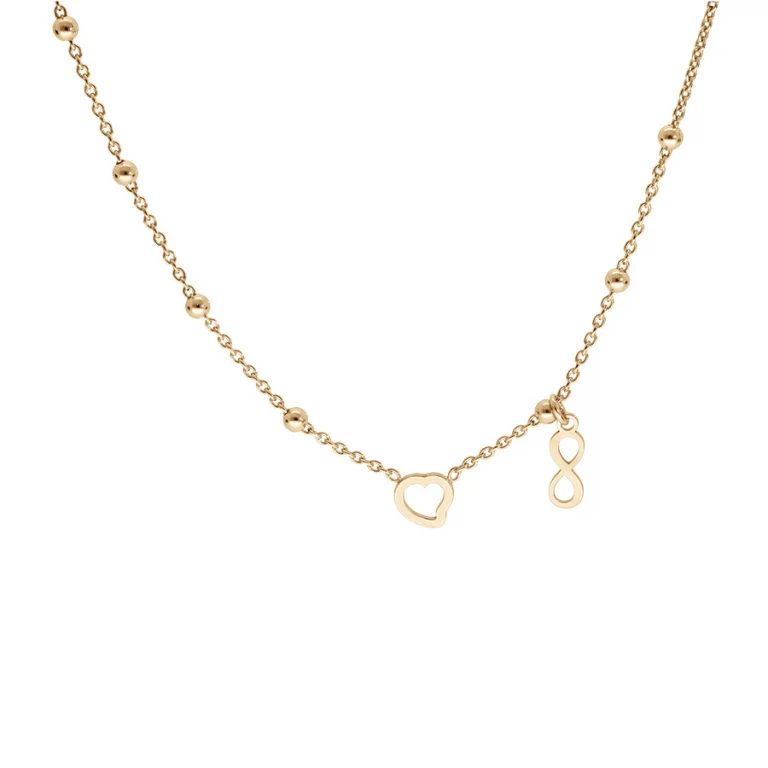 Collier pampille petit modèle – Argent 925 doré | Azuline