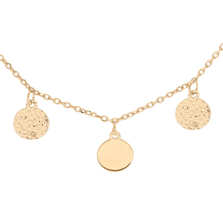 Collier pastilles – Argent 925 doré | Azuline