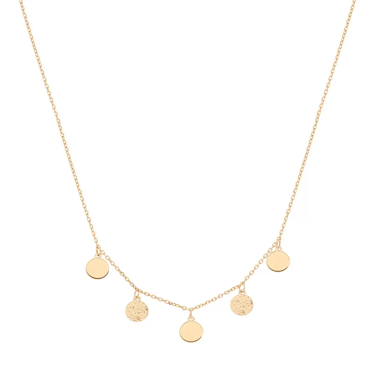 Collier pastilles – Argent 925 doré | Azuline