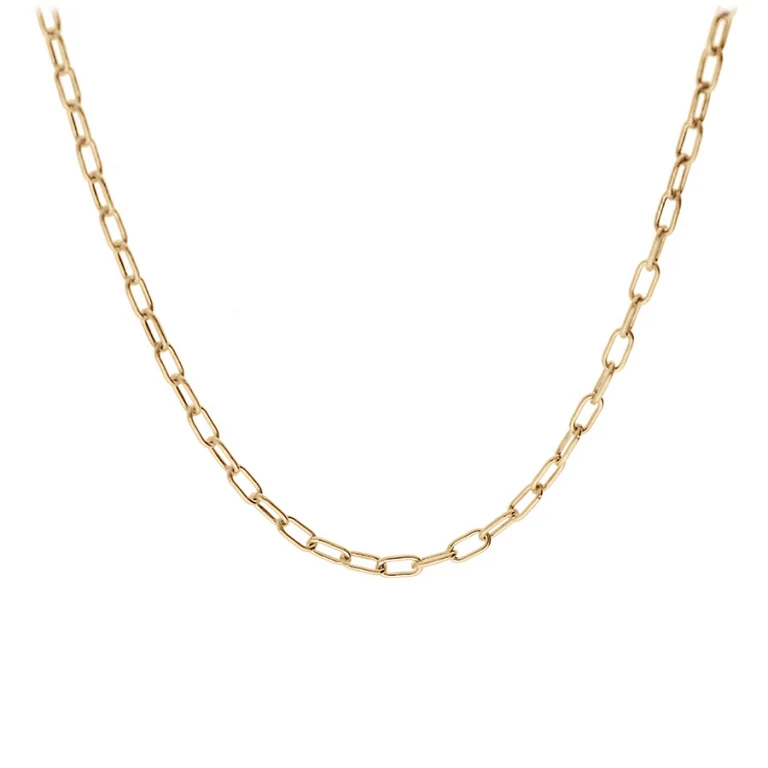 Collier maille – Argent 925 doré | Azuline